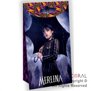 MERLINA BOLSA PAPEL CON CIERRE x 8